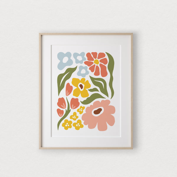 Affiche - March&eacute; de fleurs