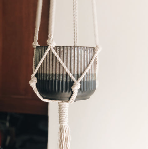 Jardinière - Macramé simple