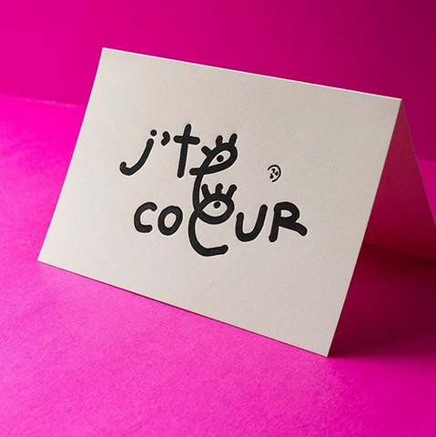 Carte - J'te coeur